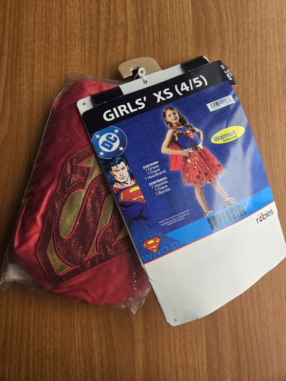 Rubie's Girls' Supergirl Costume Dress - Red